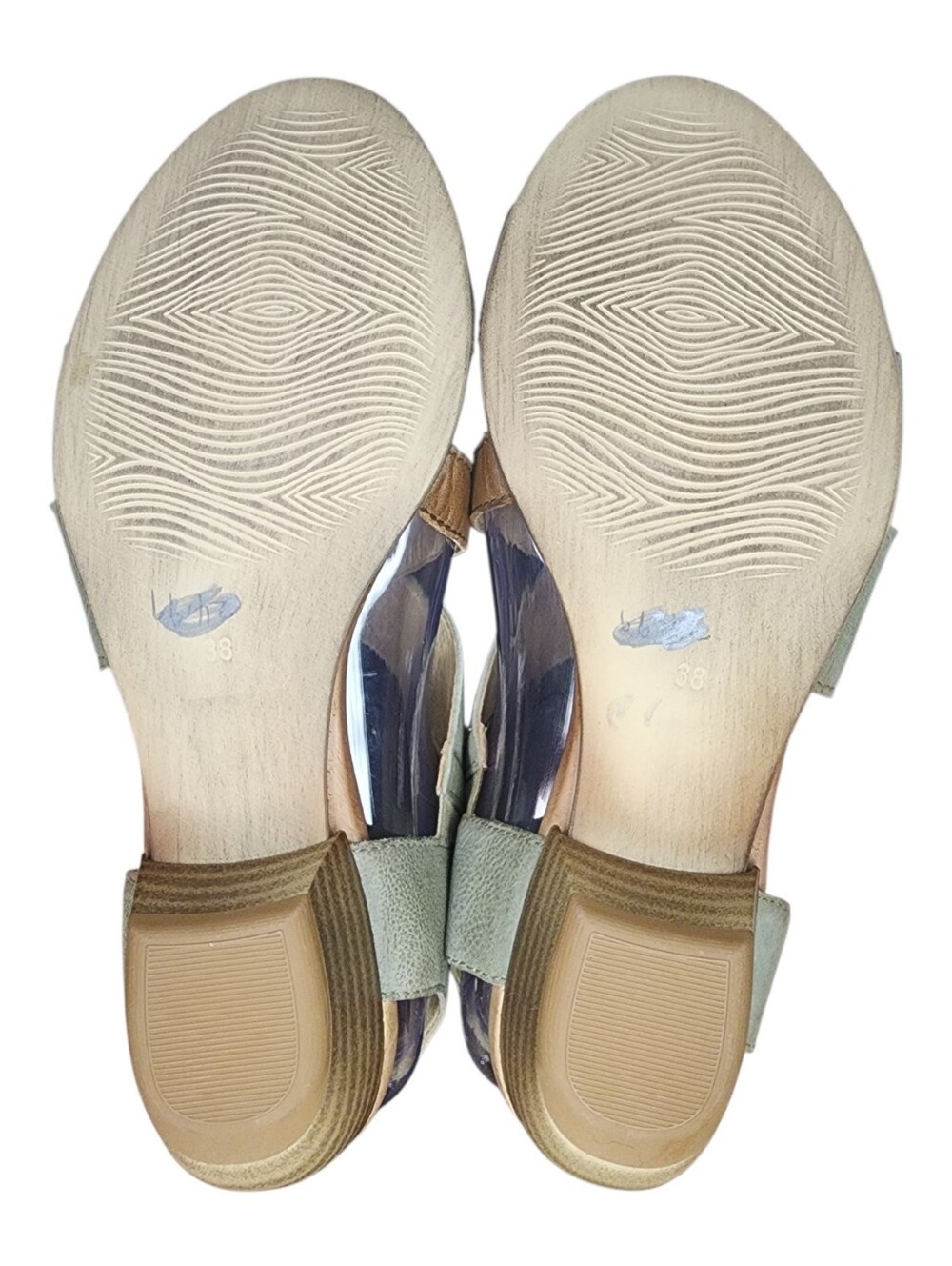 Miz Mooz Cienna Leather Strappy Sandals, Womens 38 Wide (7.5-8 US) - Picture 8 of 11